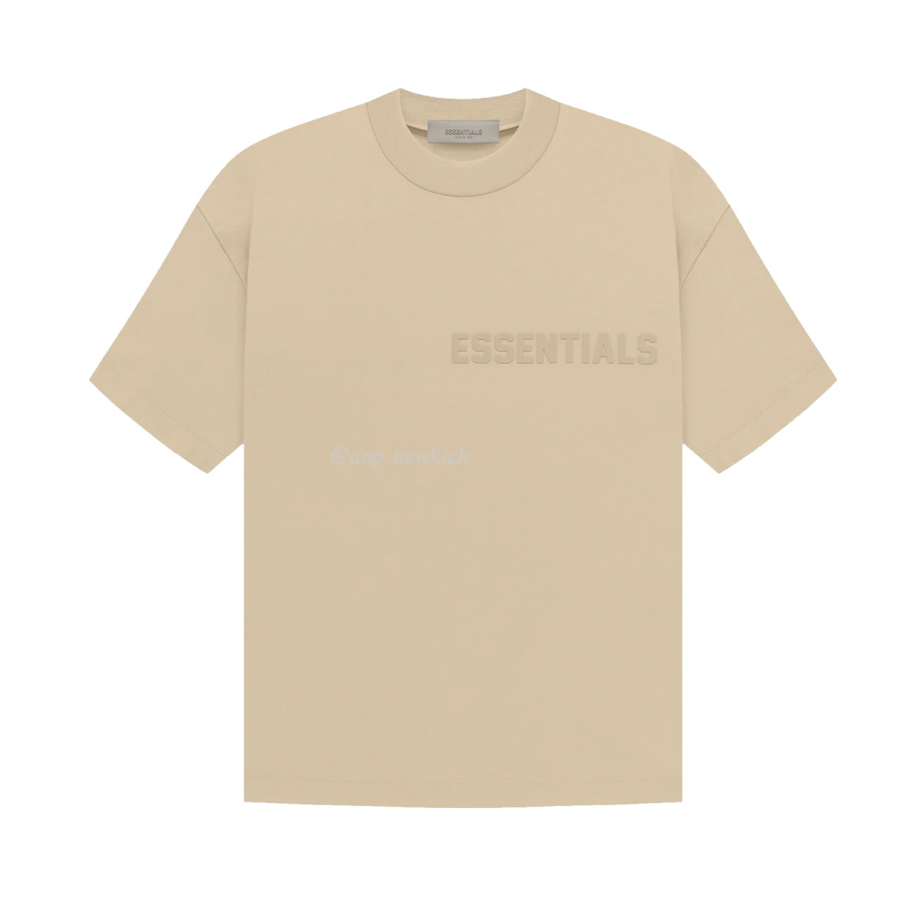 Fear Of God Essentials Fog Logo Letter Short Sleeve T Shirt Plum Purple (19) - www.newkick.vip